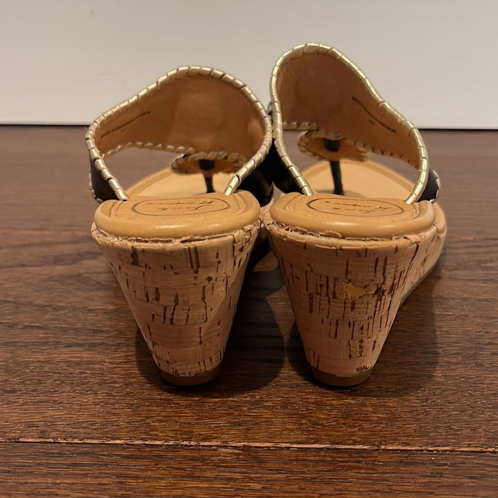 Jack Rogers Women’s Navy Mid Wedge Size 9