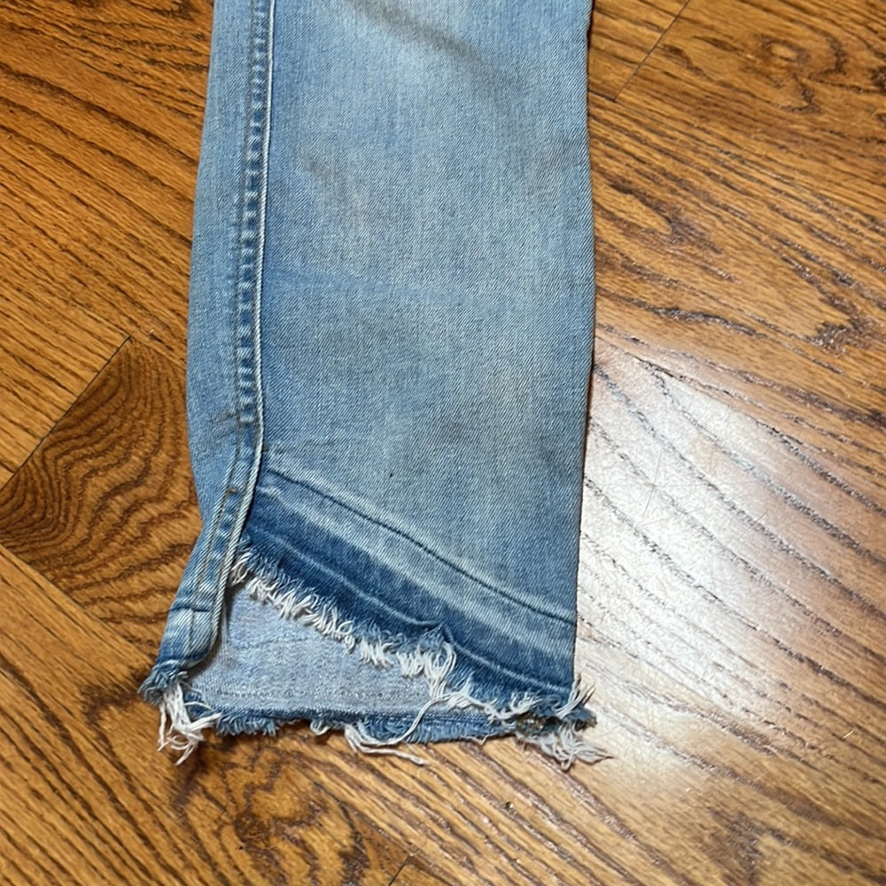7 For All Mankind Woman’s Light Blue Roxanne Ankle Jeans Size 28