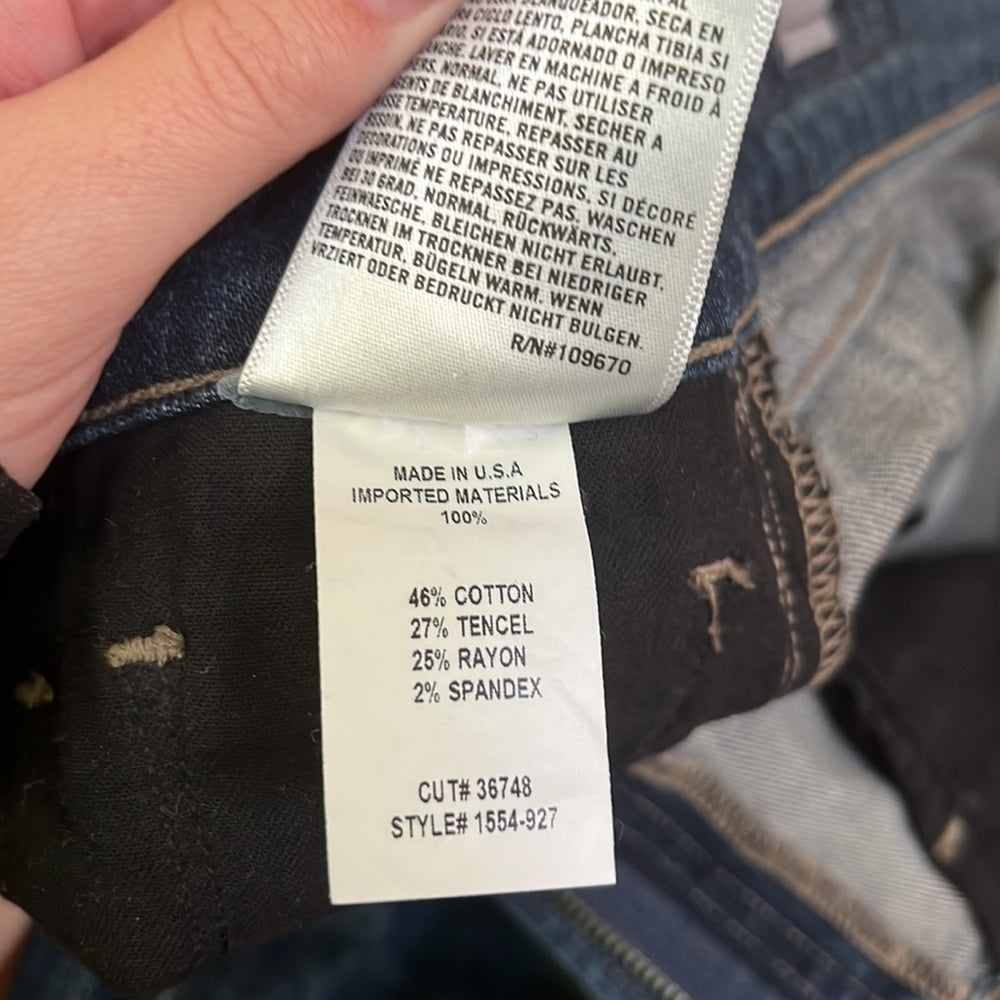 Citizens of Humanity Woman’s Agnes Midrise Slim Straight Jeans Size 25