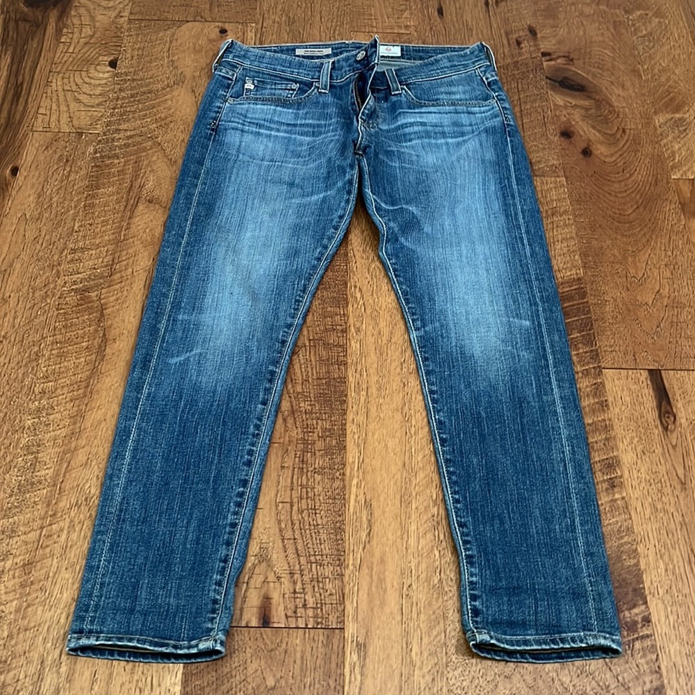 AG Woman’s The Nikki Crop Relaxed Skinny Crop Jeans Size 26