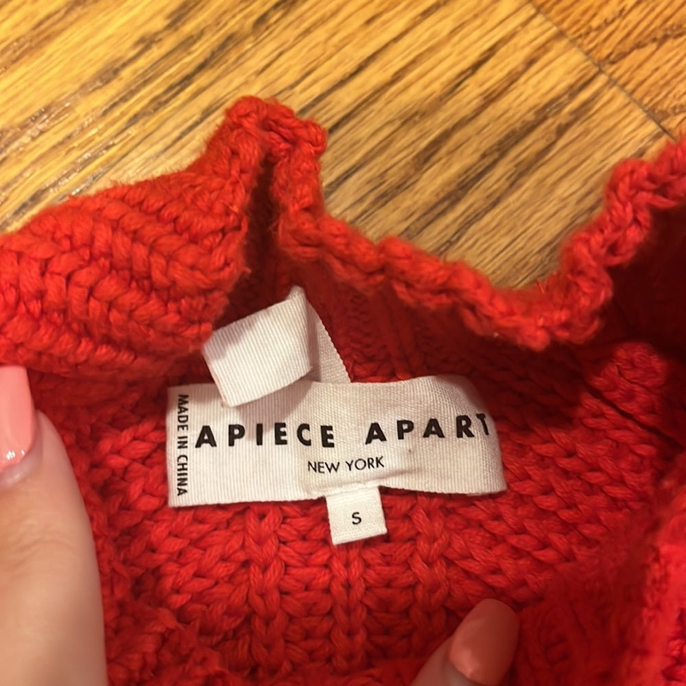 Apiece Apart Woman’s Red Sweater Size S