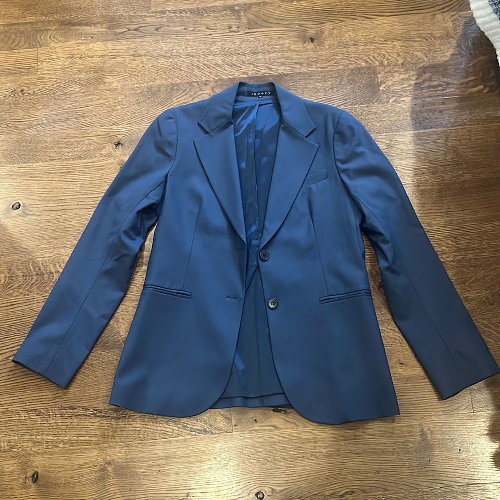 Theory Women’s Blue Blazer Size 10