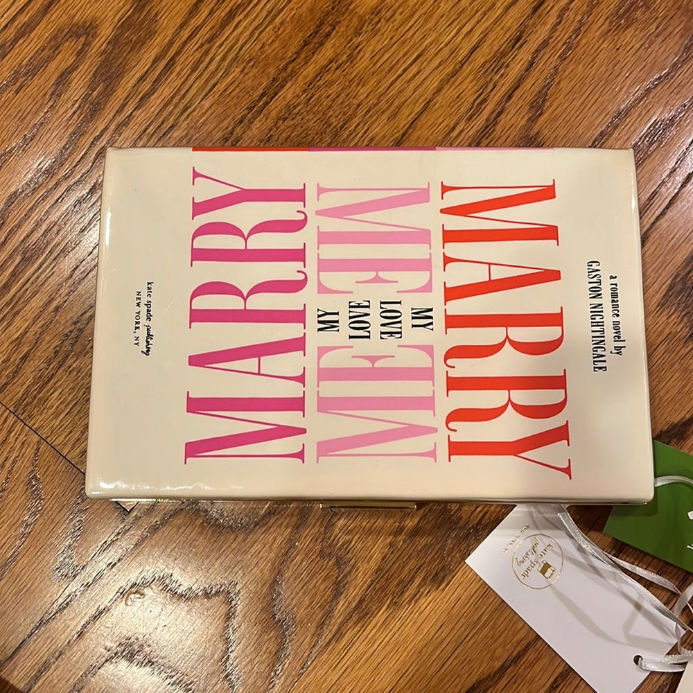 NWT Kate Spade Wedding Belle Marryme Clutch Bag