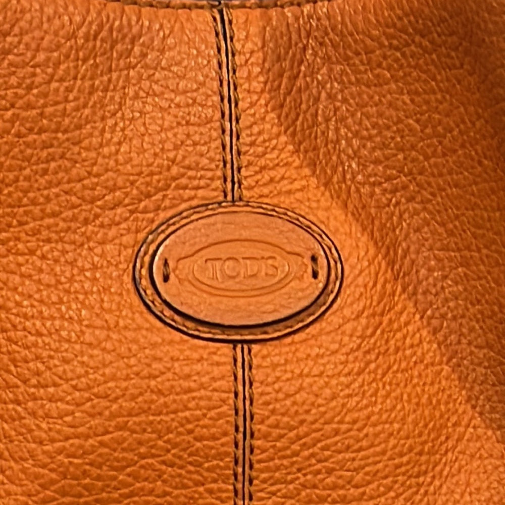 Tod’s Women’s Burnt Orange/Brown Medium Shopping Bag