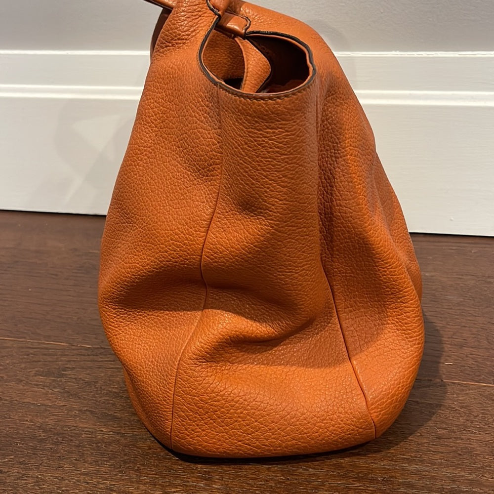 Tod’s Women’s Burnt Orange/Brown Medium Shopping Bag