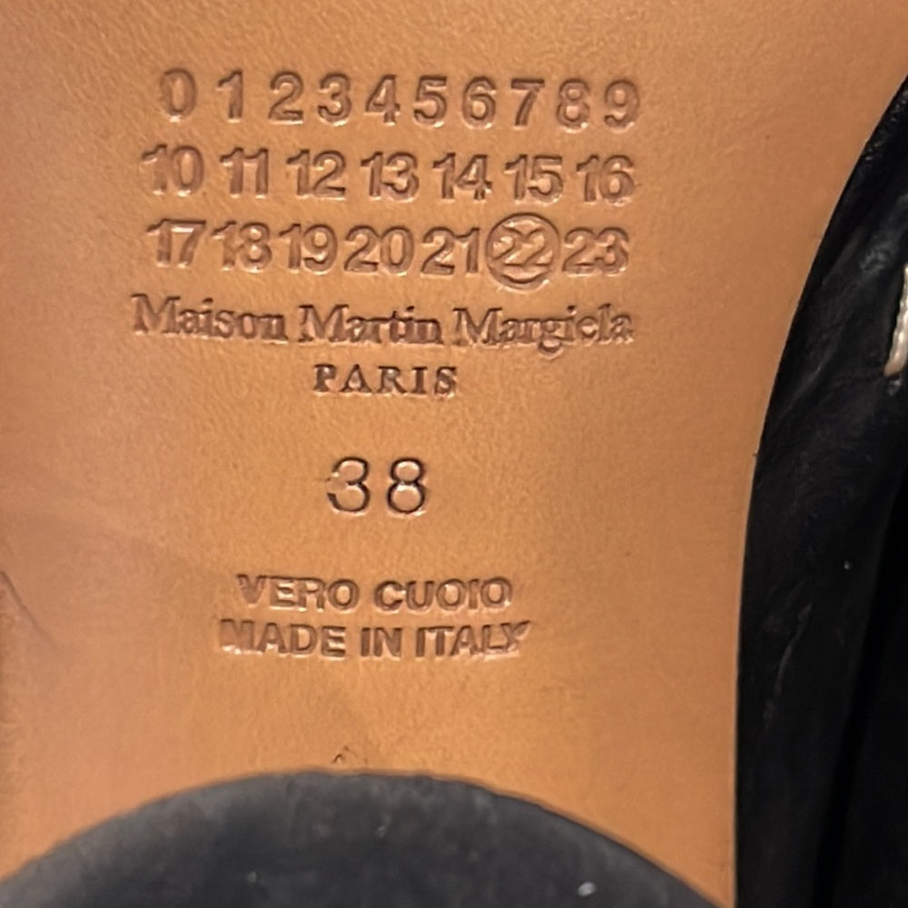 Maison Martin Margiela Black Peep Toe Heels Size 38/8