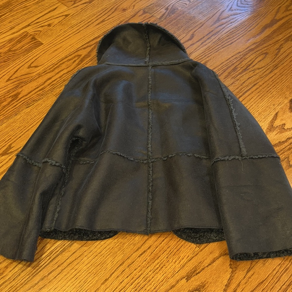 Nic + Zoe Woman’s Black Fur Lined Jacket Size XS