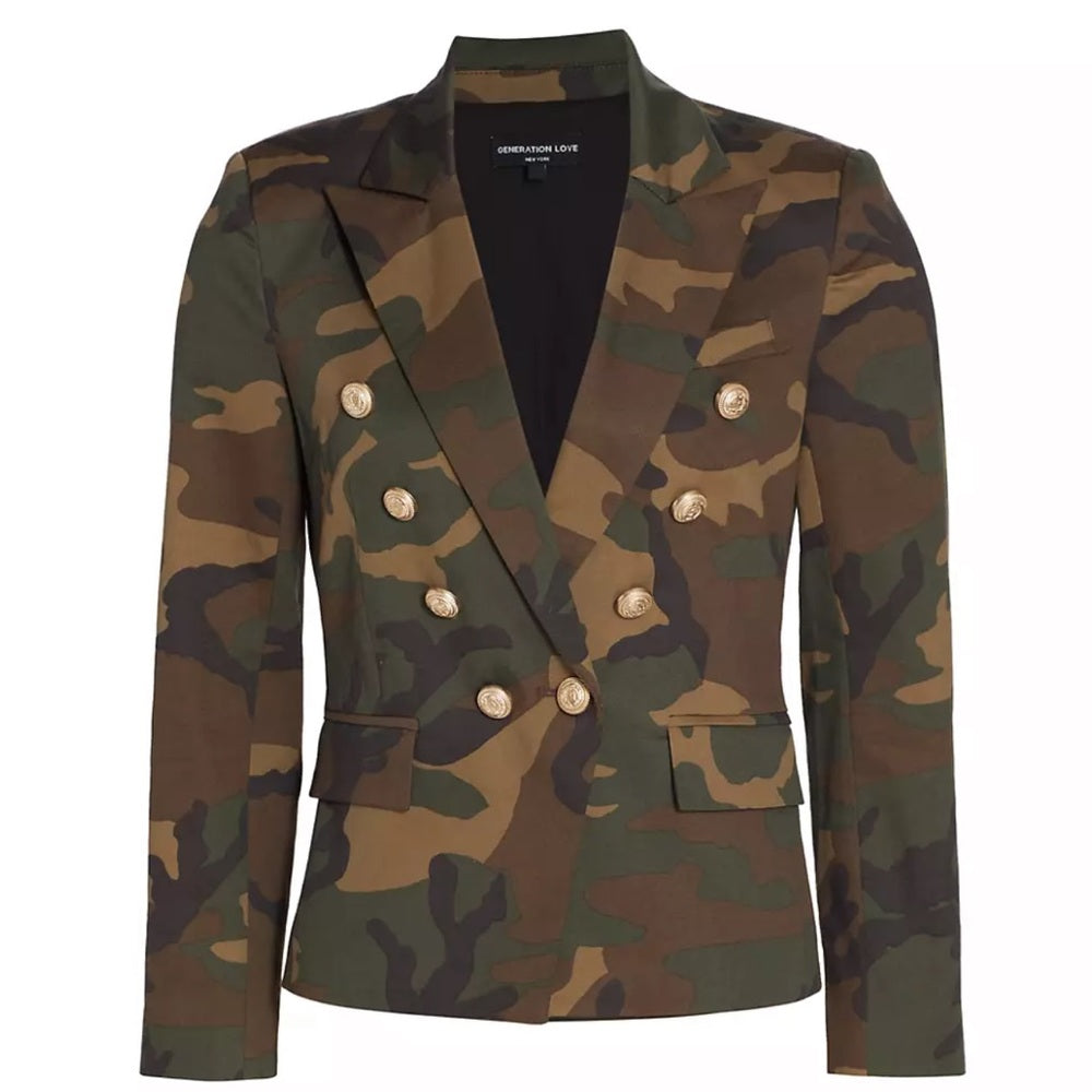 Generation Love Woman’s Camo Jacket Size XS