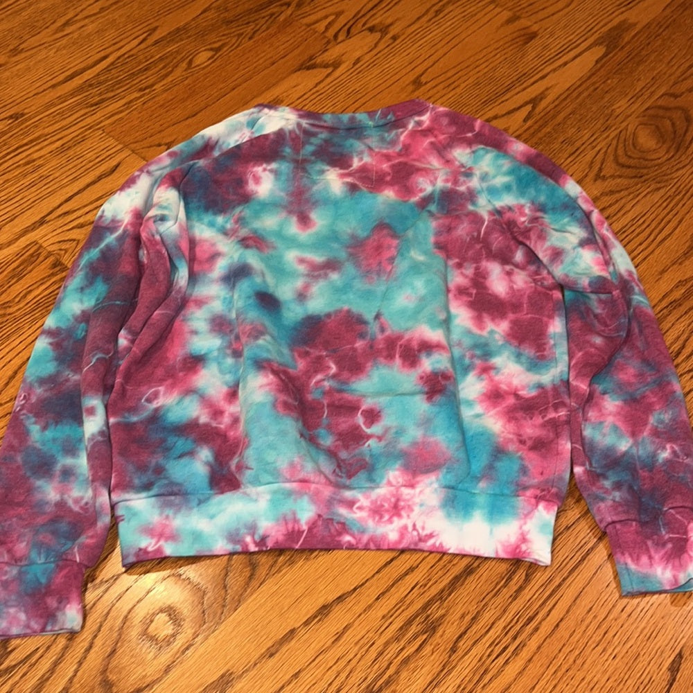 Aviator Nation Woman’s Tie Dye Sweatshirt Size S
