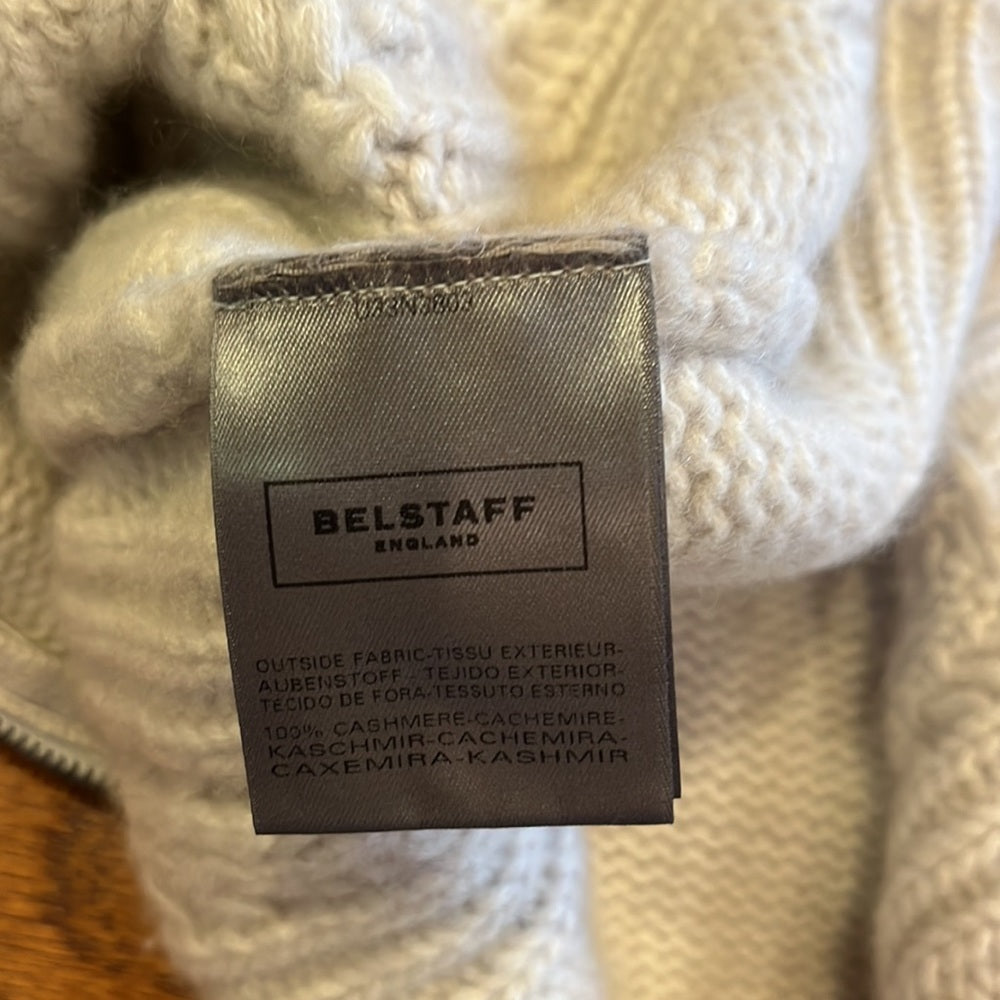 Belstaff Woman’s Cream Sweater With Zipper Size S