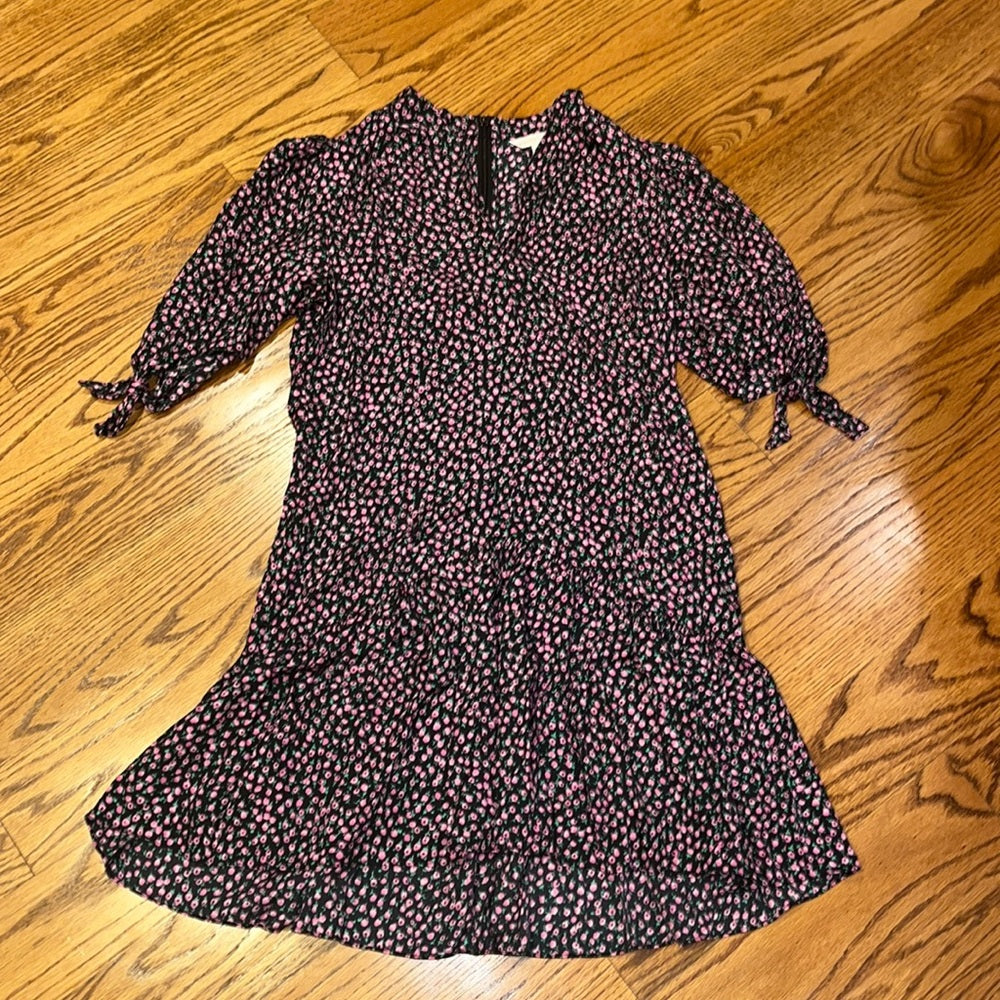 Rebecca Taylor Woman’s Short Sleeve Printed Dress Size M
