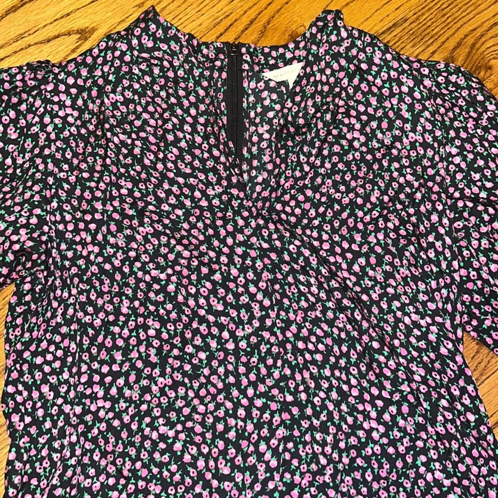 Rebecca Taylor Woman’s Short Sleeve Printed Dress Size M