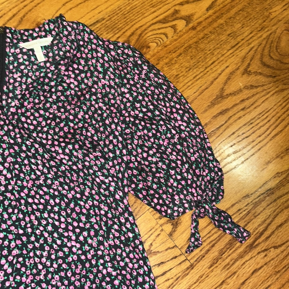 Rebecca Taylor Woman’s Short Sleeve Printed Dress Size M