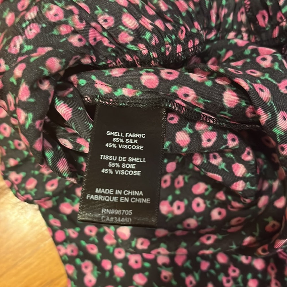 Rebecca Taylor Woman’s Short Sleeve Printed Dress Size M