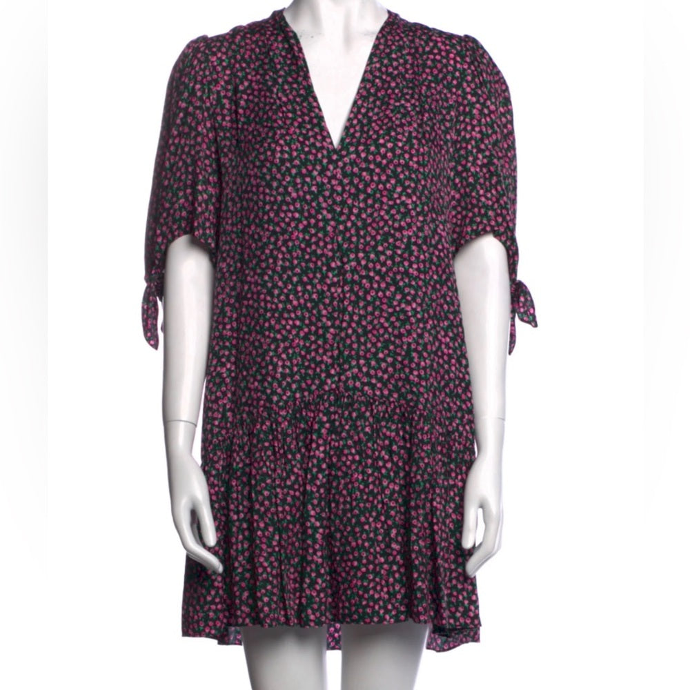 Rebecca Taylor Woman’s Short Sleeve Printed Dress Size M