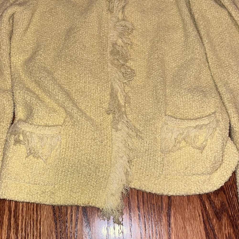 Prada Woman’s Yellow Cardigan Sweater Size EU 42
