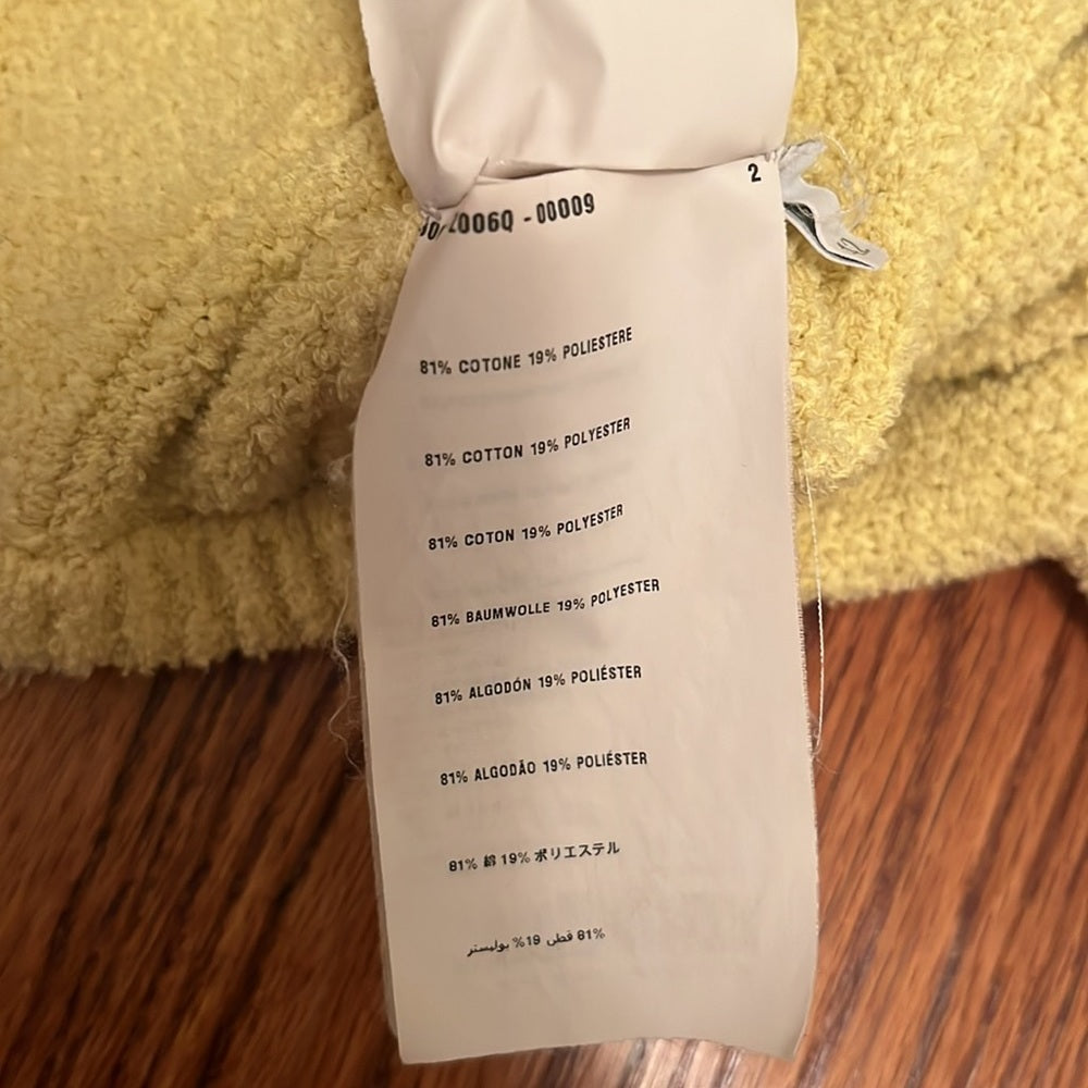 Prada Woman’s Yellow Cardigan Sweater Size EU 42