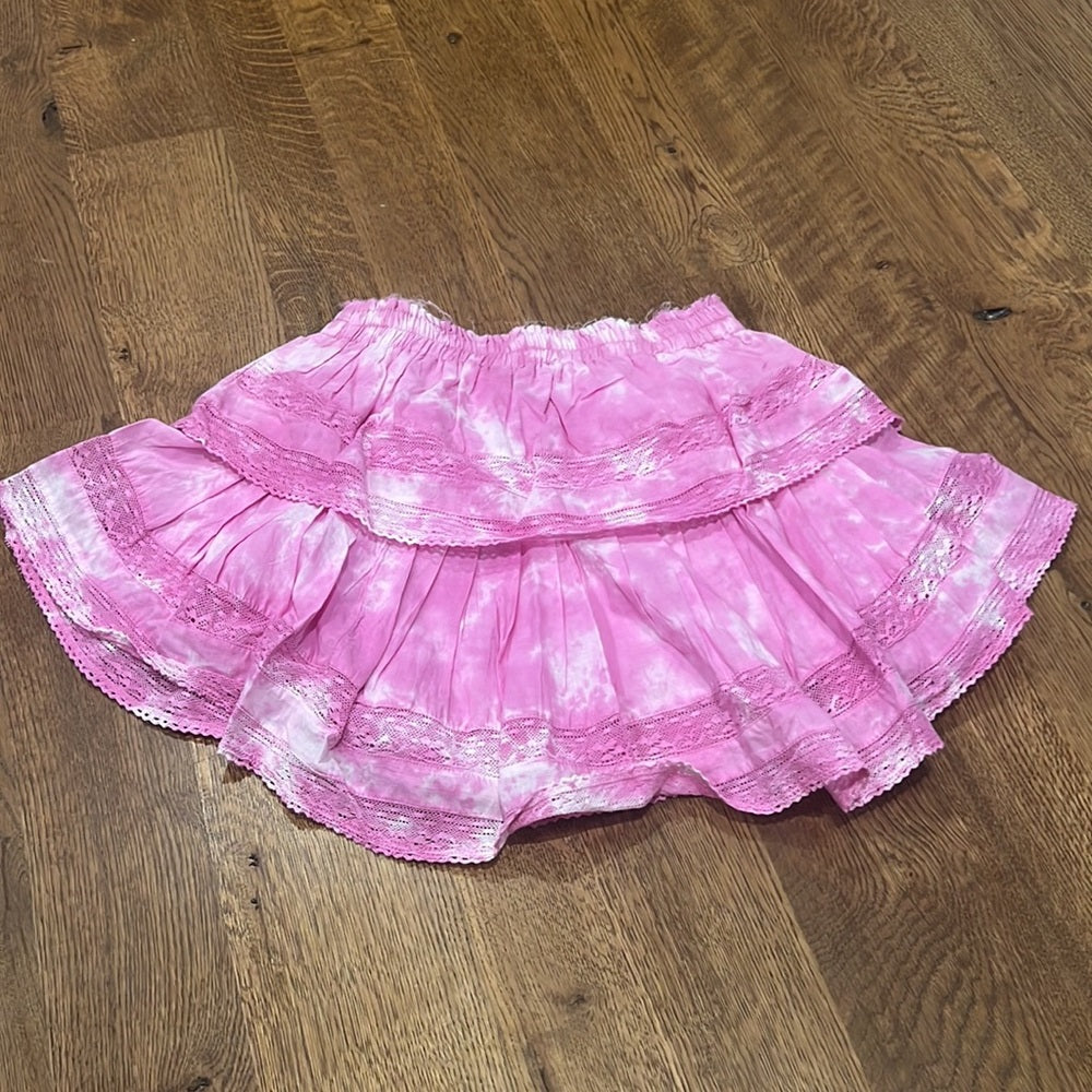 NWT LoveShackFancy Women’s Skirt Pink and White Size XS