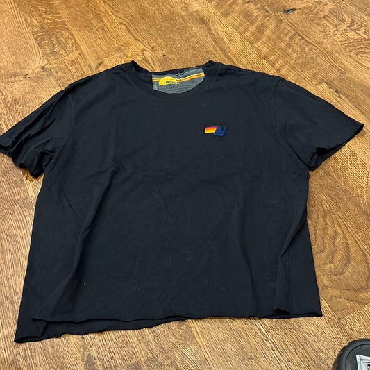 Aviator Nation Women’s Short Sleeve Tee Black Size Small