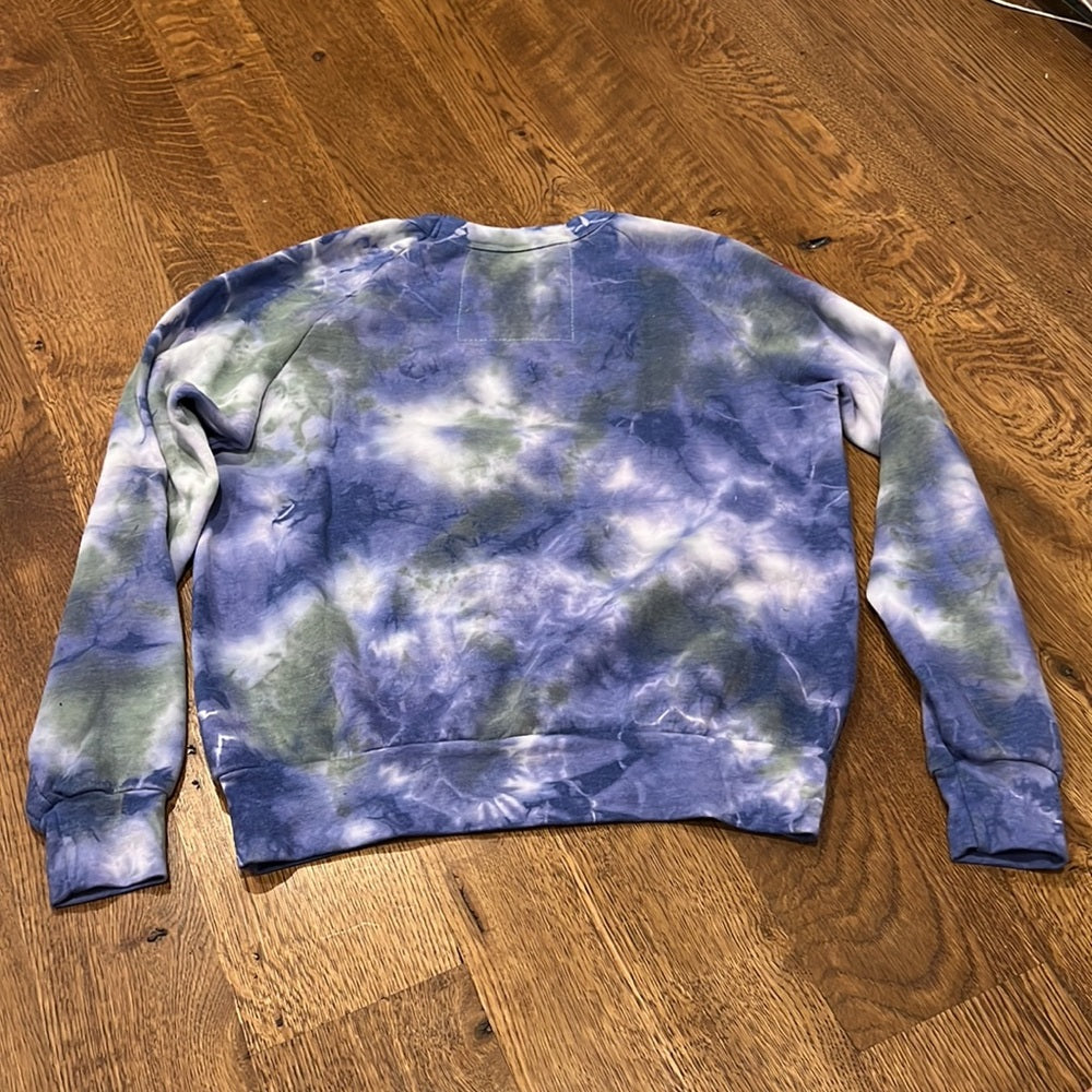 NWT Aviator Nation Women’s Crewneck Purple, Green, and Rainbow Size Extra Small