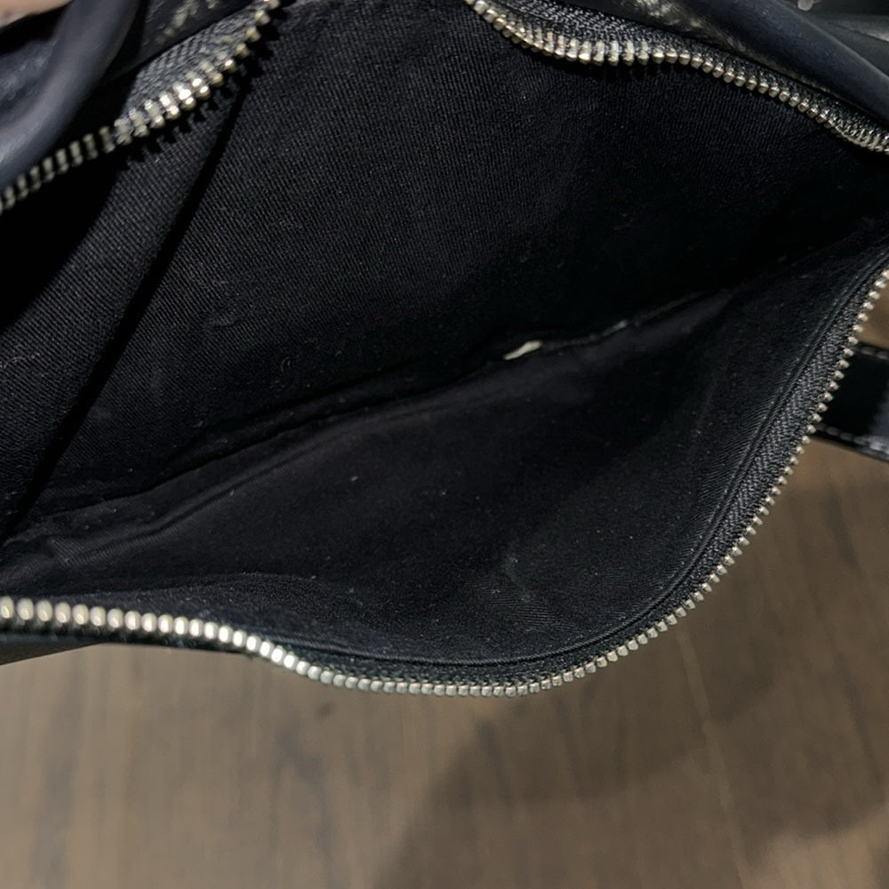Proenza Schouler White Label Stanton Black Leather Sling Bag