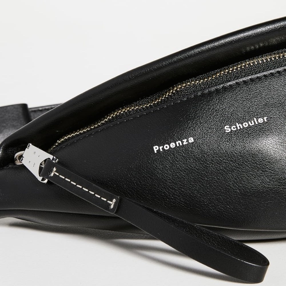Proenza Schouler White Label Stanton Black Leather Sling Bag