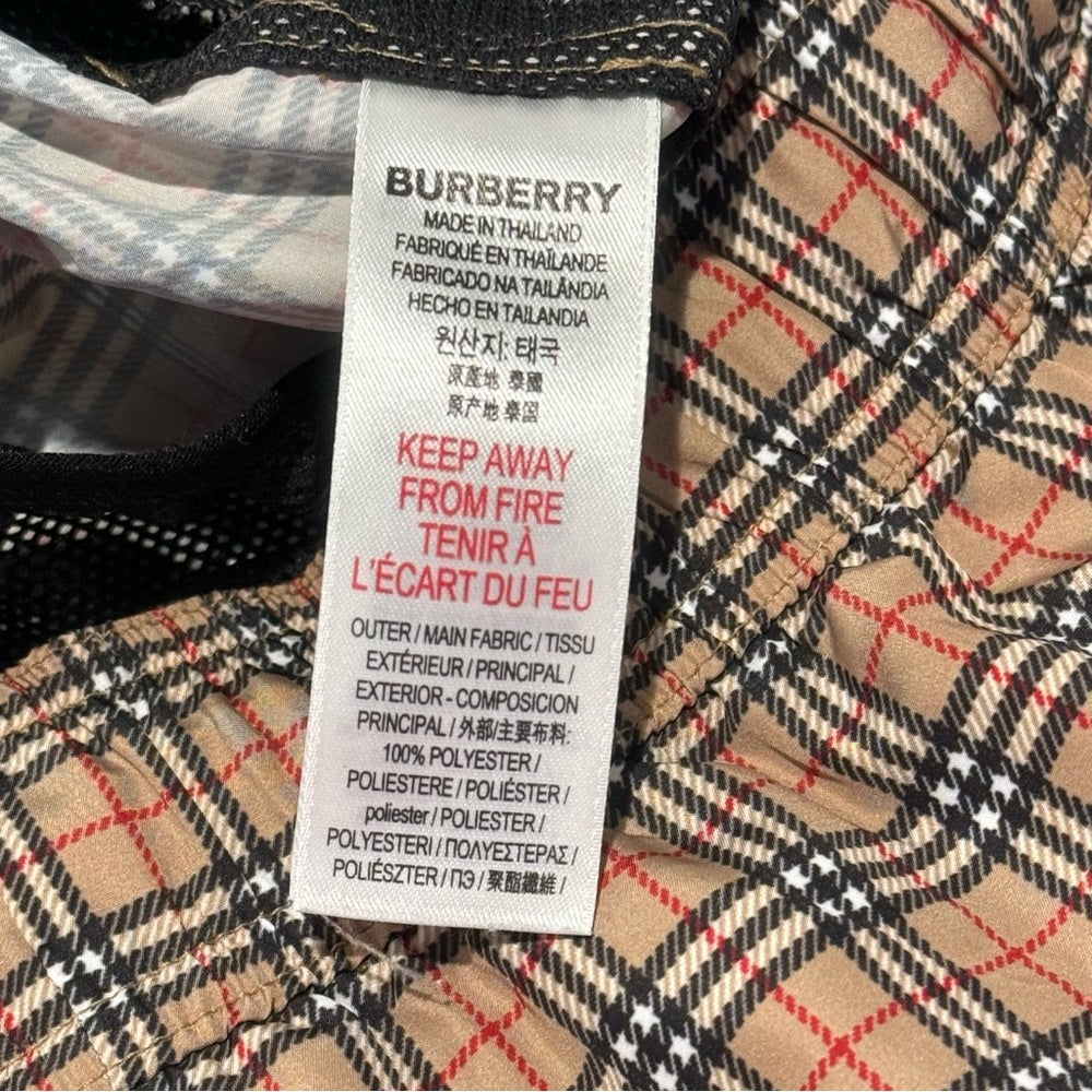 BURBERRY Boys Vintage Check Swim Trunks Size 12