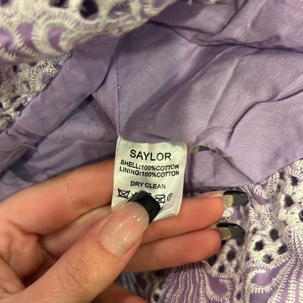 NWT Saylor Woman’s Rogue Lilac Clams Matching Skirt Set Size XS