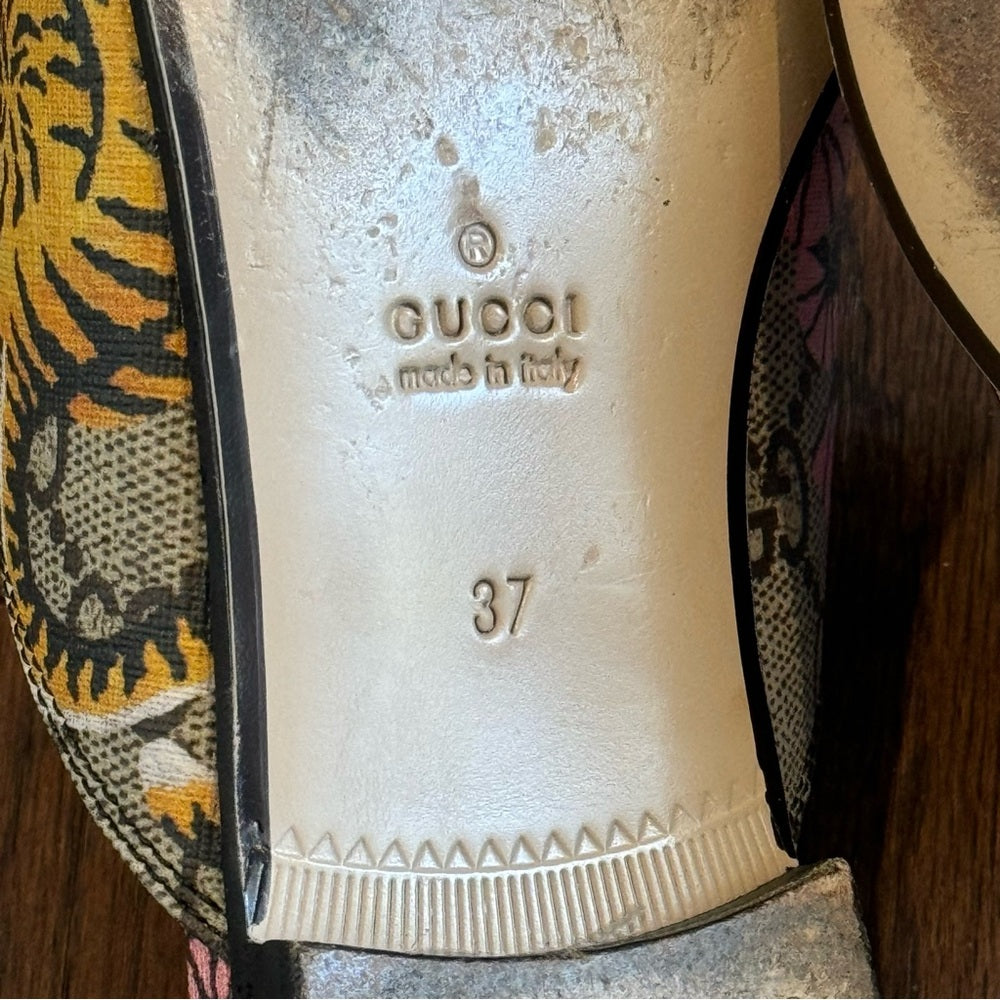 Gucci Princeton Tiger Slipper Size 37 / 7