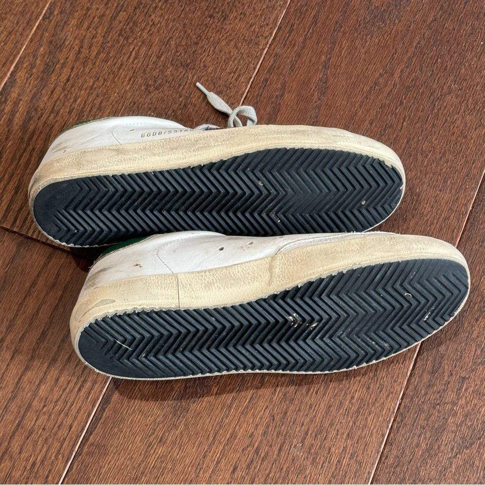 Golden Goose Women’s White Leather Super Star Sneakers Size 38/8