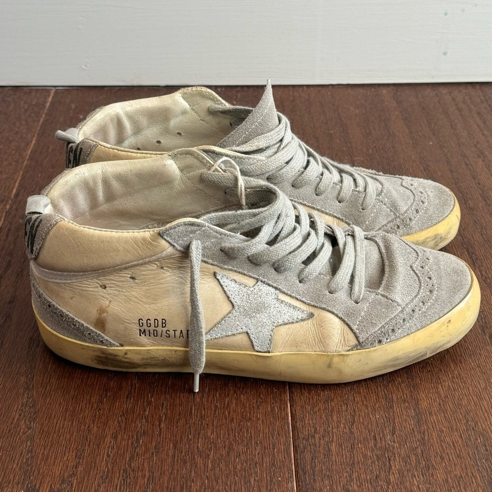Golden Goose Women’s Mid Star Sneakers Size 37/7