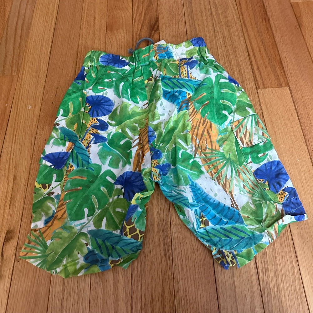 NWT Sepelil Coco Boys Vacation Collared Shirt and Shorts Set Size 4T