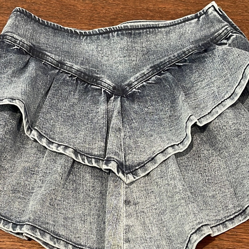 Katie J NYC Girls Denim Skirt Size Large