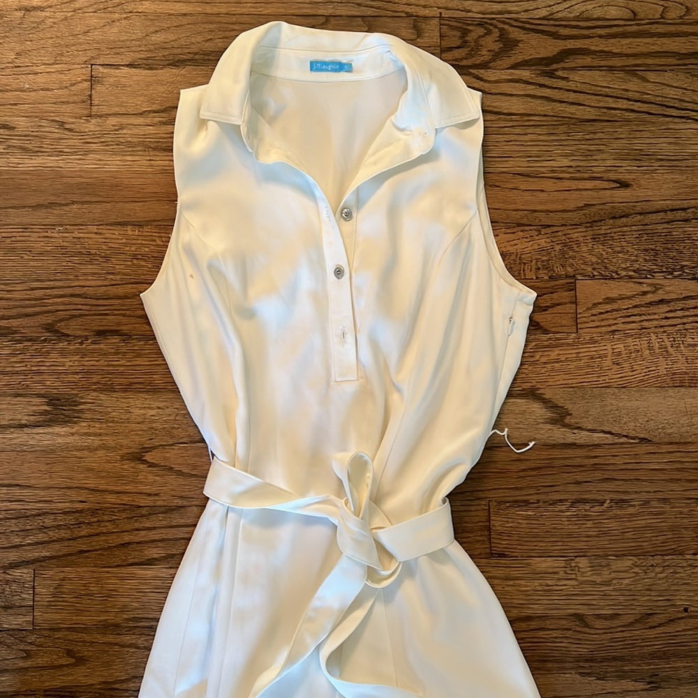 J. McLaughlin White polo dress size 6