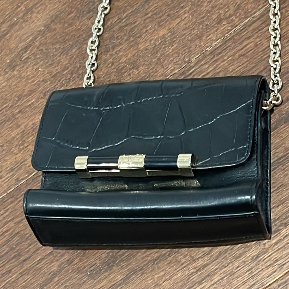 Diane Von Furstenberg Black Small Shoulder Bag