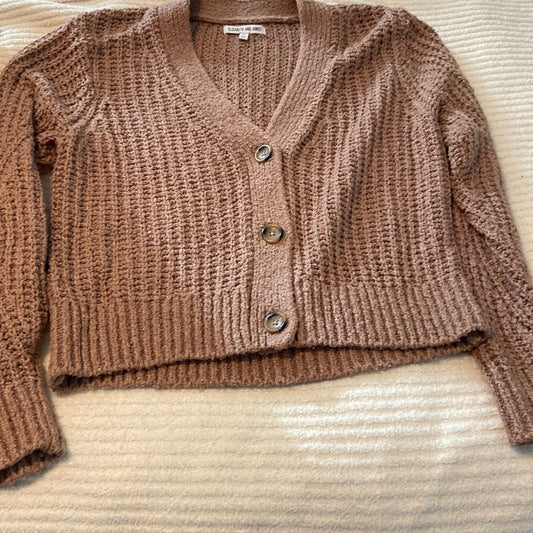 Women’s Elizabeth and James cardigan. Beige. Size M