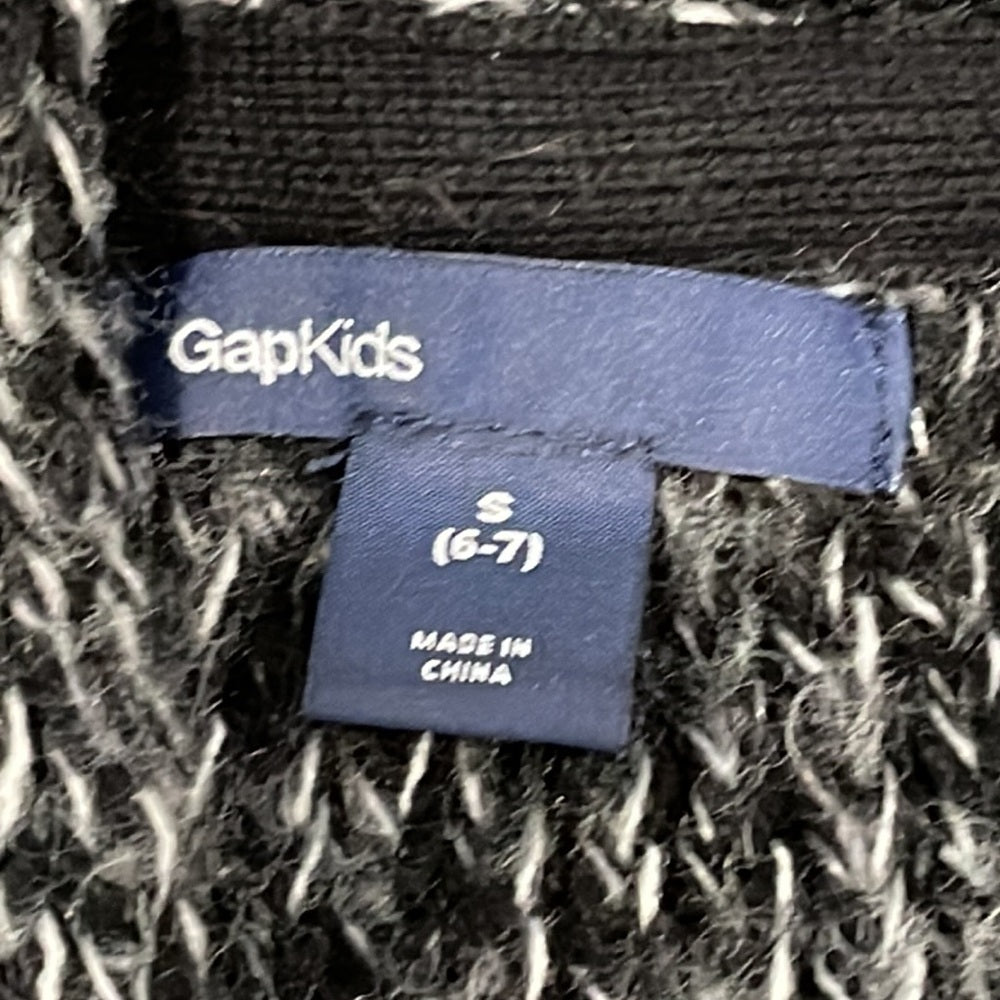 Gap Girls Open Sweater Grey Size Small 6/7