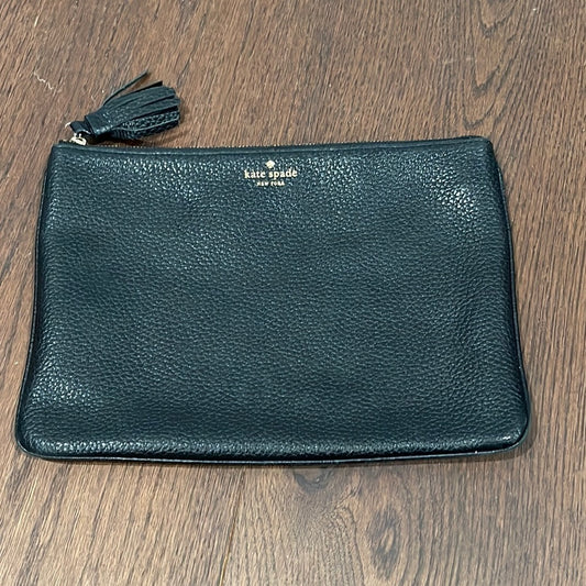 Kate Spade Black Leather Pouch or Clutch