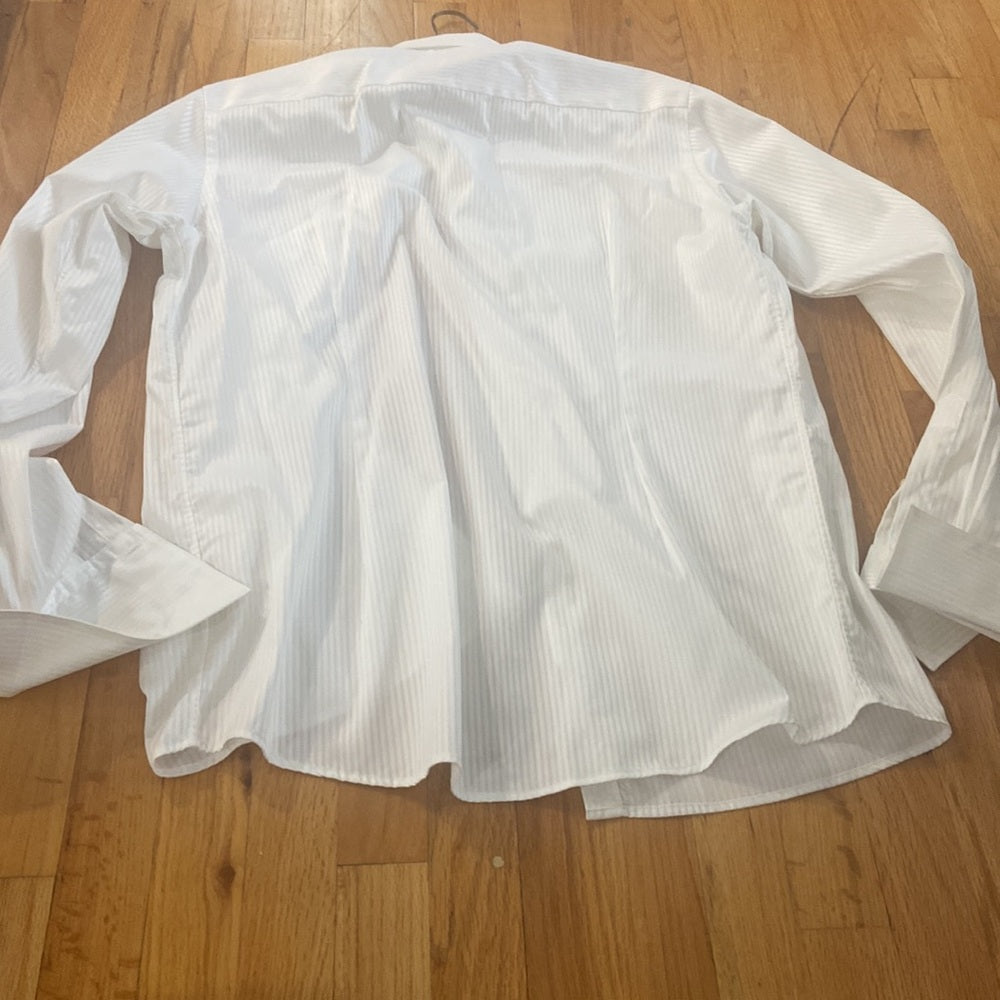 Men’s Eton Tuxedo button down. White. Size 43