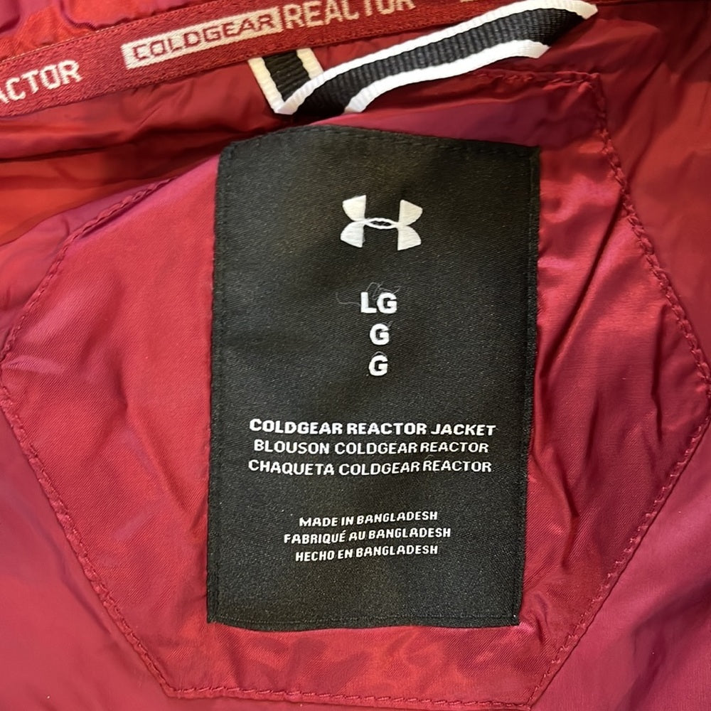 UNDER Armour Red Women’s Lightweight Jacket Size Large