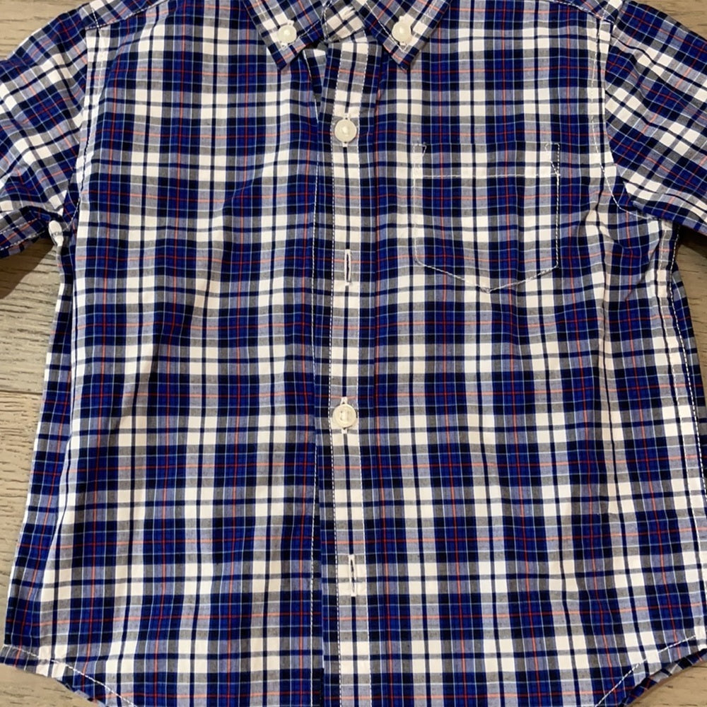 Janie and Jack Boys Button Down Size 12-18m