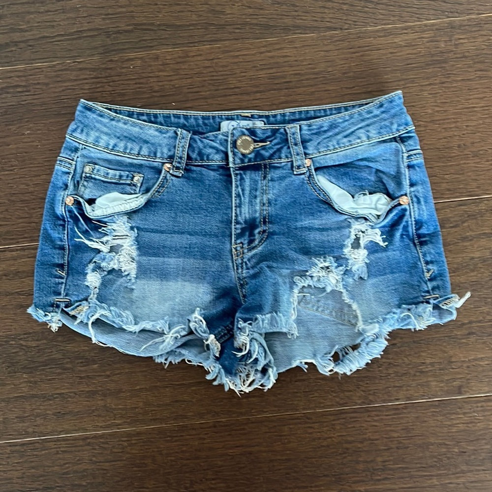 Ymi Girls Jeans Shorts Size 1 Juniors