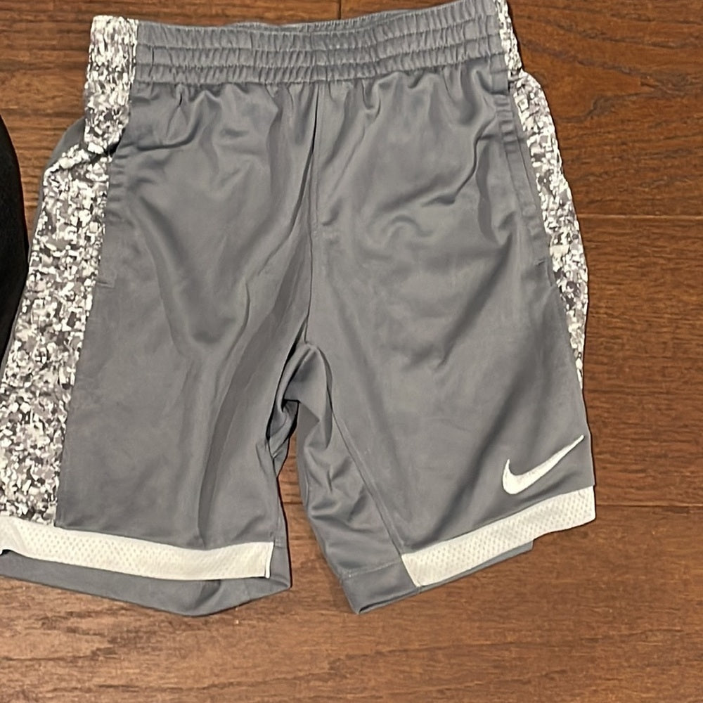 Nike Dri-Fit trophy Big Kid’s Black and Grey Training Shorts All Size Small