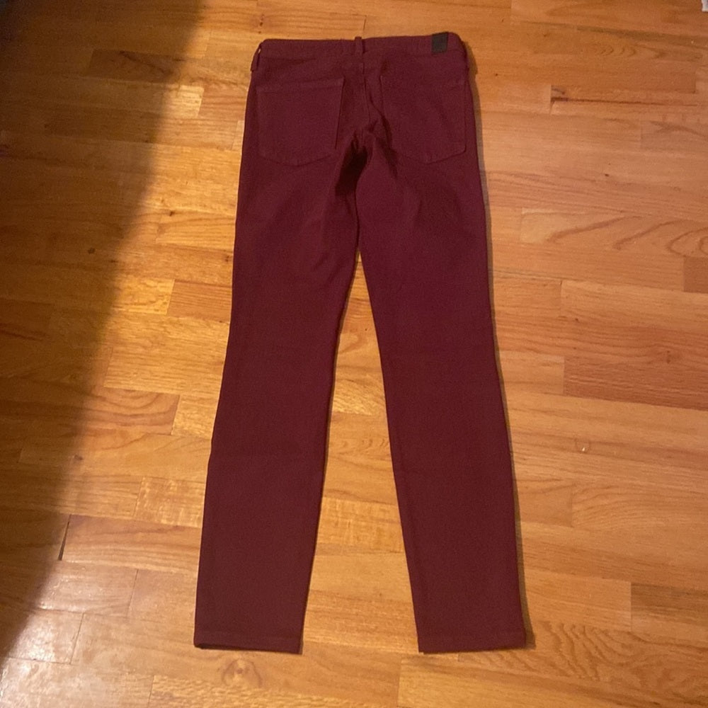 Women’s Vince jeans. Dark red. Size 24
