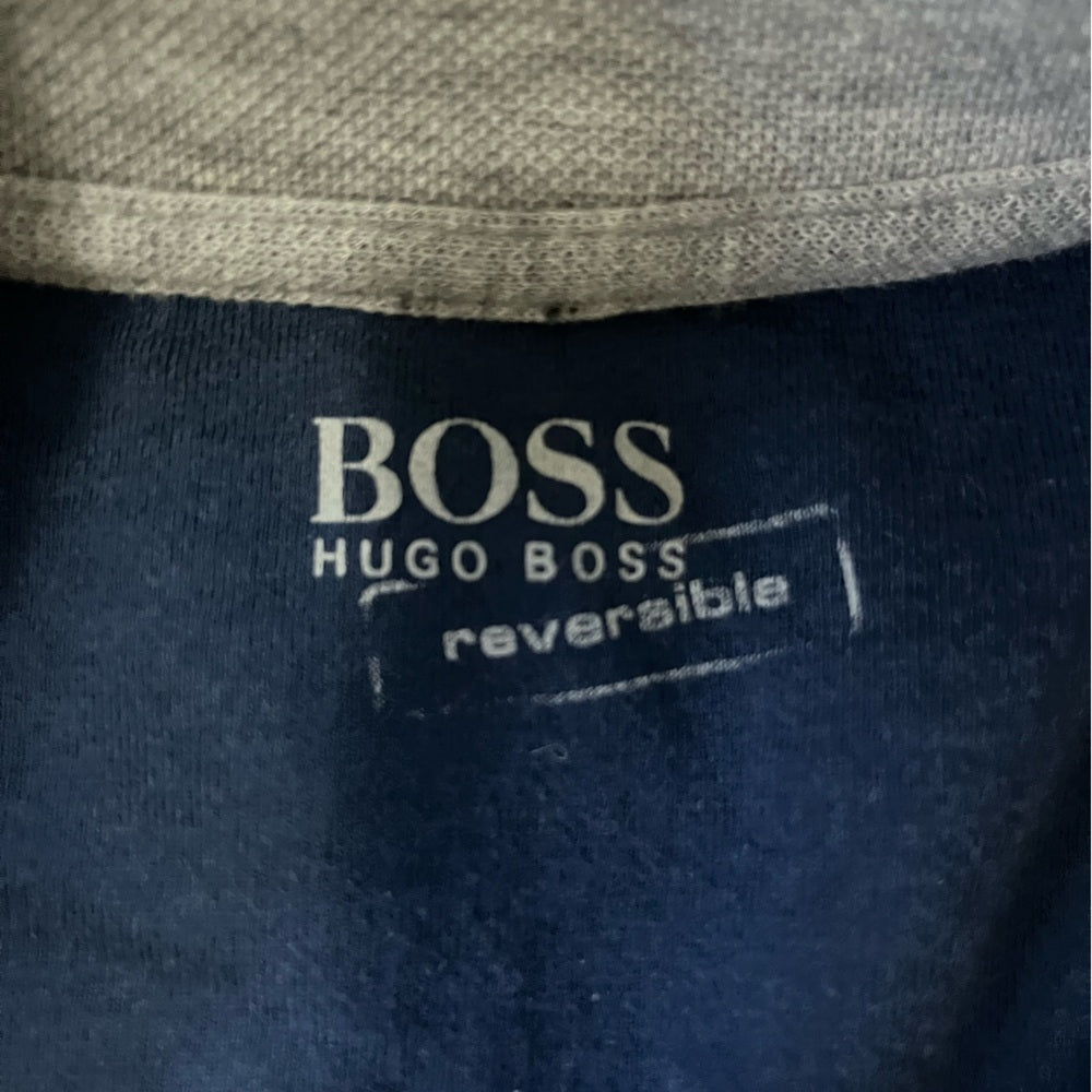 Hugo Boss Men’s Reversible Zippered Sweater Size Medium