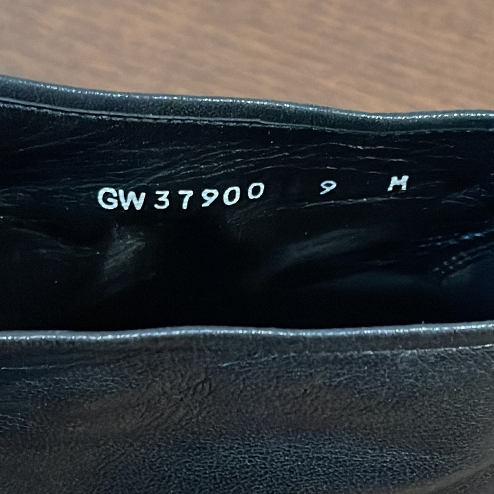 STUART Weitzman Black Leather Wedges Size 9