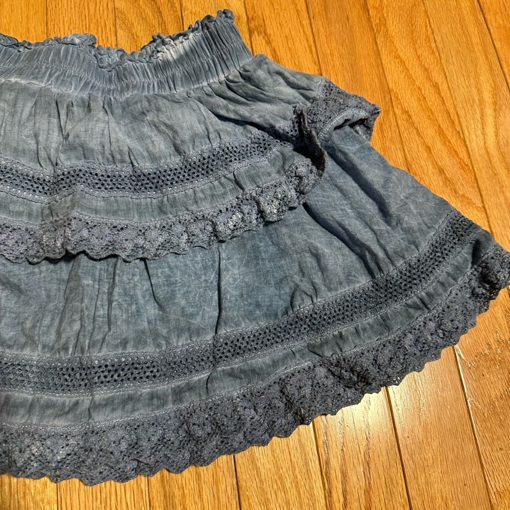 Katie J NYC Grey Kids Skirt Size Medium