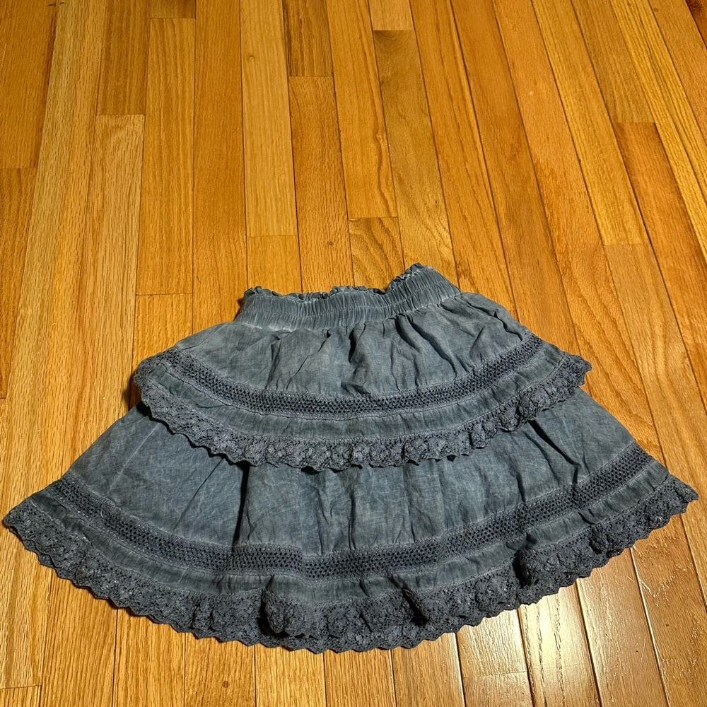 Katie J NYC Grey Kids Skirt Size Medium