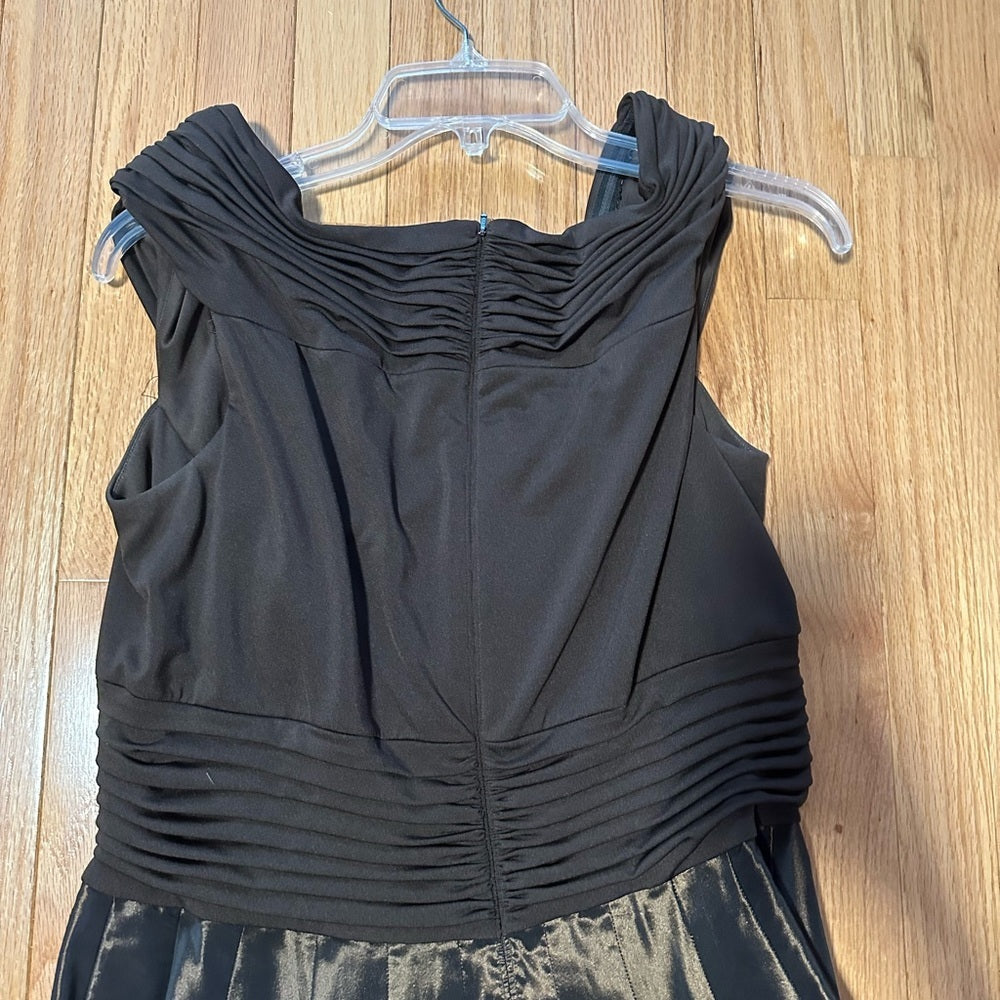 TADASHI Dark Brown Sleeveless Dress Size 8