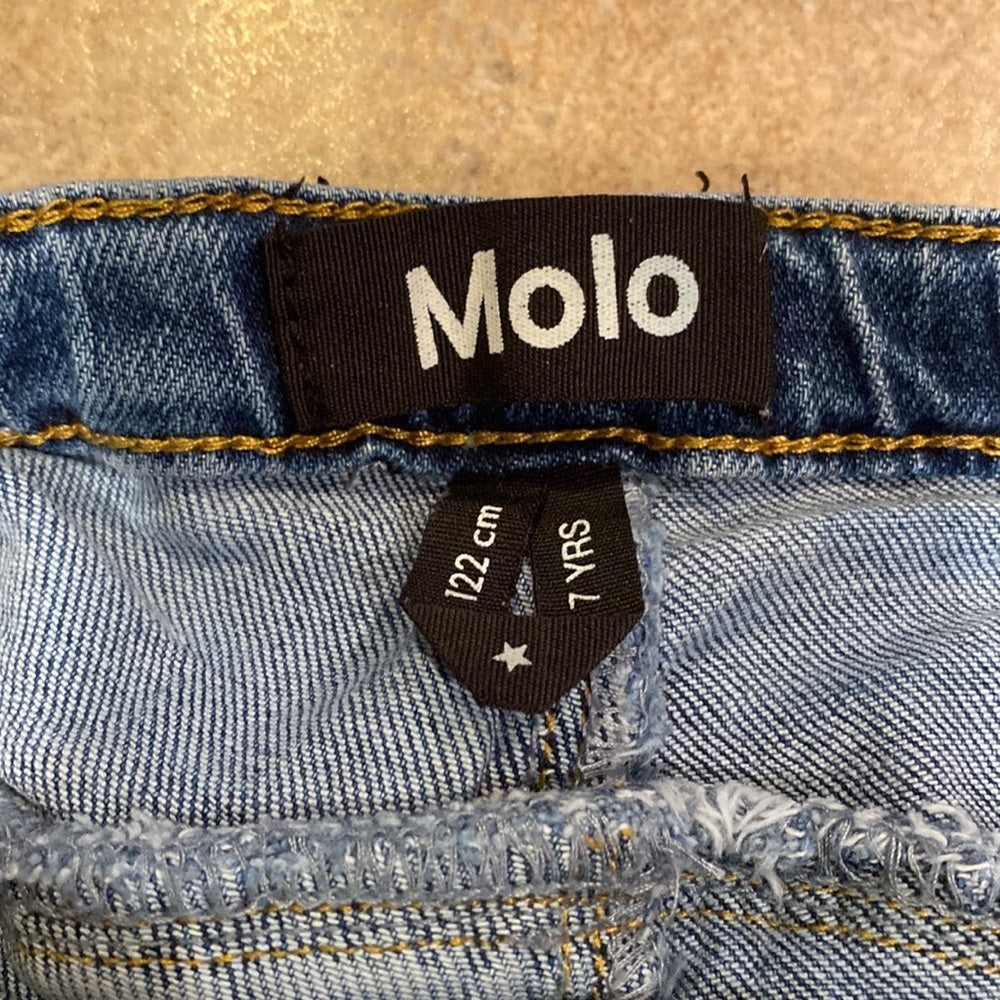 Molo kids jean shorts size 7